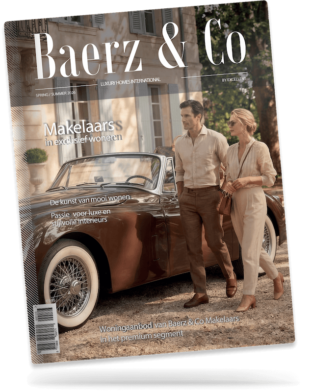 Cover of the latest Baerz & Co Luxury Homes Magazine