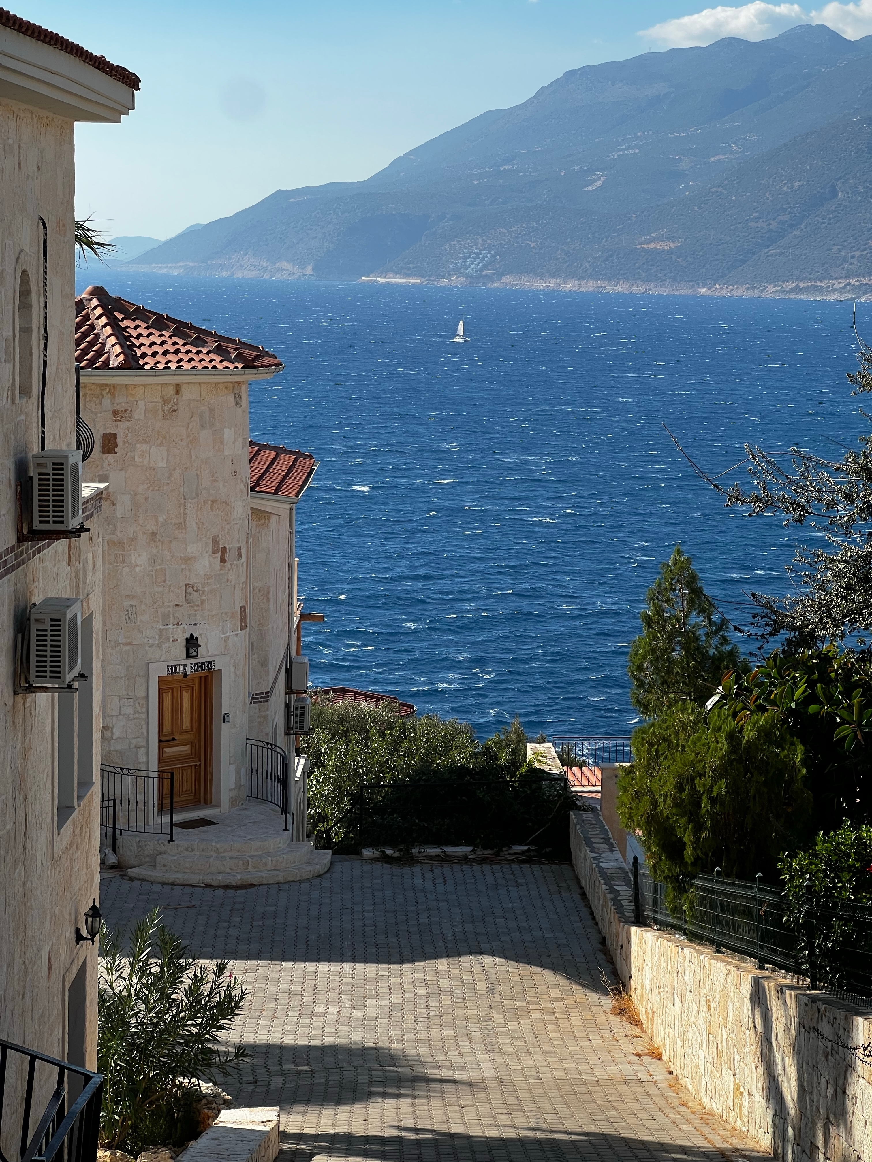 Sea view from a pathway