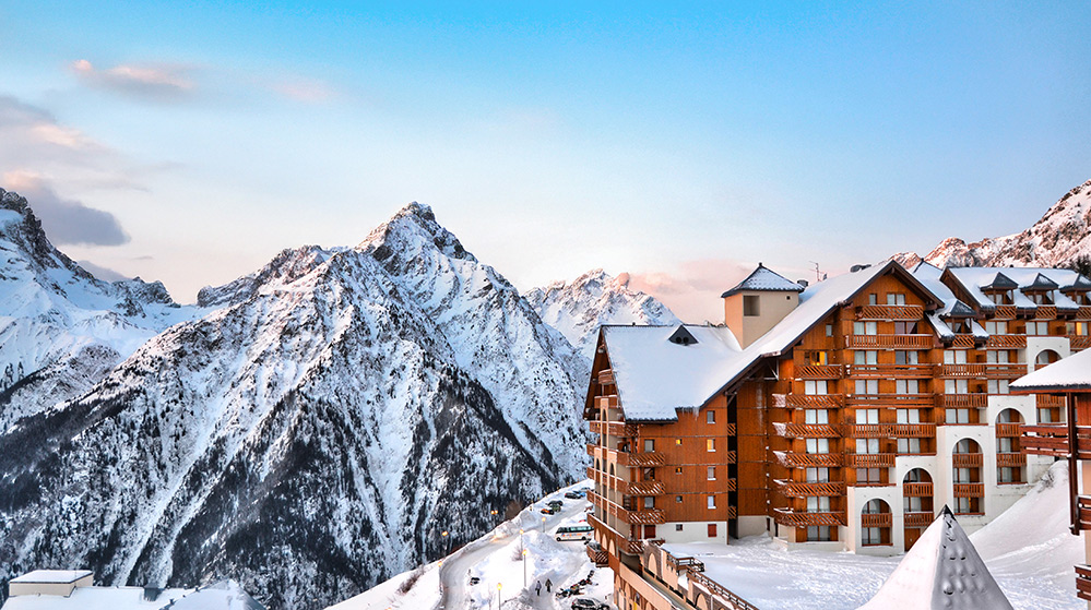 Luxury apartments in the mountains with scenic view