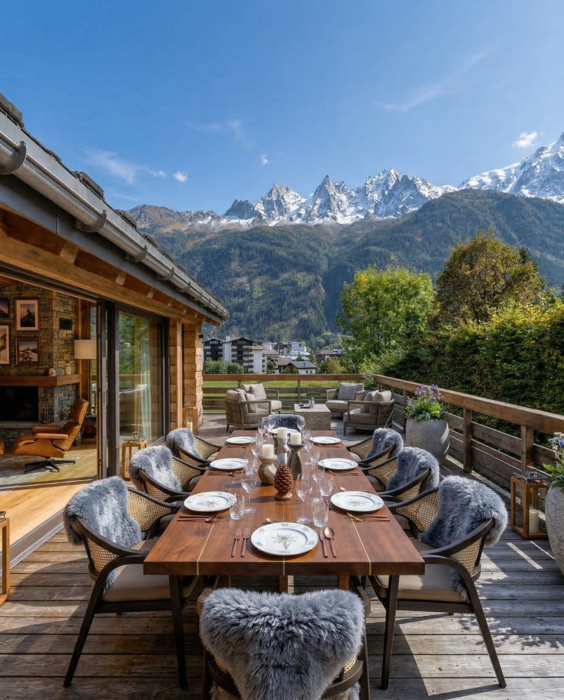 Restaurant terrace